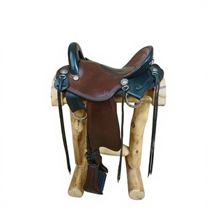 Selle de course anglaise artisanale en cuir véritable avec arceau en bois, couvertures de selle respirantes et durables, boîte de selle BS pour chevaux - Product Image 2