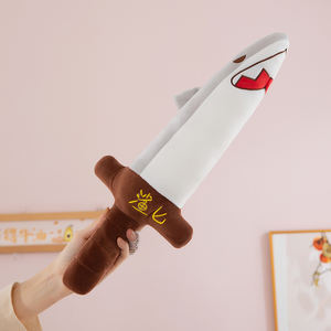 Requin Sculpture Drôle Homophonique Terrier Mignon En Peluche Jouet Sisal Dague <span class=keywords><strong>Épée</strong></span> et Bras <span class=keywords><strong>Épée</strong></span> pour Chats et Chiens - Product Image 3