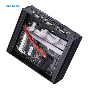 Qotom Q405P PC Mini dengan <span class=keywords><strong>Intel</strong></span> <span class=keywords><strong>Celeron</strong></span> <span class=keywords><strong>3205U</strong></span> desain tanpa kipas daya rendah stok kecil komputer industri murah - Product Image 6