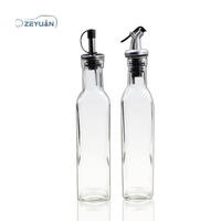 Bouteille en verre pour huile comestible 150ml 250ml 500ml Bouteille en verre pour huile d'olive Marasca