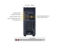 SYS-551A-T 5U Tower Workstation Intel Xeon W-3400/3500 LGA-4677 16DIMM DDR5 RECC PCIe5.0x16 Pengembangan AI Rendering Simulasi