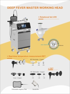 ราคาโรงงาน 448k เครื่องทำความร้อนบำบัด Ret Cat สำหรับลดน้ำหนัก กระชับสัดส่วน เครื่องเสริมความงาม RF - Product Image 3