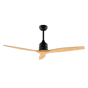 Ventilador de Techo de Madera de 52 Pulgadas con 3 Aspas de Madera Plateada, Ventilador de Techo BLDC para Sala de Estar y Dormitorio - Product Image 2