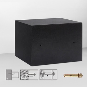 <span class=keywords><strong>Caja</strong></span> <span class=keywords><strong>Fuerte</strong></span> Inteligente Pequeña para el Hogar, <span class=keywords><strong>con</strong></span> Cerradura Electrónica Digital y de <span class=keywords><strong>Llave</strong></span>, Diseño Vertical de Acero, Blanca y Negra, Certificación CE, Venta al Por Mayor - Product Image 6