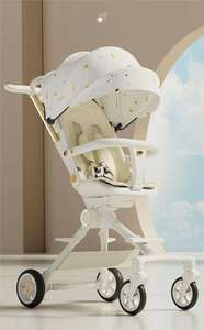 Thiết kế mới Xe đẩy em bé V9 đa chức năng có thể gập lại hợp kim Buggy du lịch thoải mái cắm trại trẻ sơ sinh An ToÀN GiÁ cả phải chăng - Product Image 3