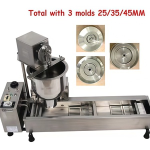 Machine à beignets commerciale au prix d'usine, en acier inoxydable, mini-machine à beignets pour snack-bars et boulangeries - Product Image 5