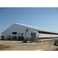 Acero H Beam Frame cabra casa granja cobertizos vaca para la venta