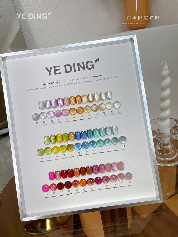 YEDING 2025 ネイルサロン UVジェルアートキット 環境に優しい植物性
