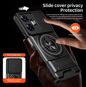 Fundas Protectoras para Teléfono Móvil con Soporte Deslizante para Cámara para Oppo Realme C55 C75 C71 C65 C51 15 Pro A60 A78 A17 A57 <span class=keywords><strong>A77</strong></span>, Fundas Resistentes a Golpes - Product Image 2