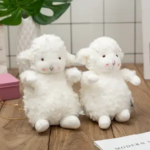 White Small Lamb Plush Toy Cute Doll Scratch Machine Doll Children S Birthday Gift Wedding Companion Gift
