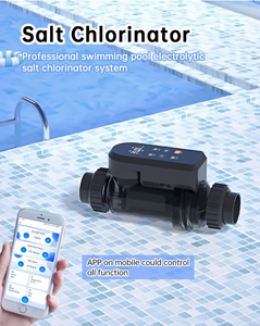 OEM ODM, 15G\20G\25G\30G\40G\50G, Chlorinateur au <span class=keywords><strong>sel</strong></span> autonettoyant de haute qualité avec plaque en titane et contrôle à distance via application Wi-Fi pour piscines - Product Image 5
