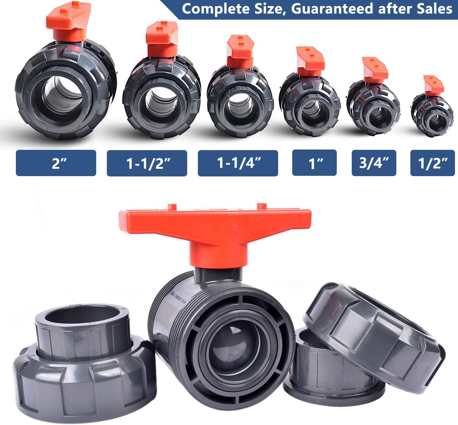 Industrial High Pressure DIN PVC UPVC Manual Water Ball Valve With OEM Customization And Double Union Connection · image 4