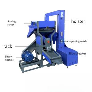 Máquina Combinada para Molino de Arroz con Alimentación y Trituración Automáticas, Integrada con Eliminación de Piedras y Vibración para Pelar Arroz - Product Image 5
