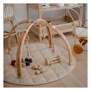Meilleure vente Jouets suspendus en rotin écologique faits à la main de qualité supérieure pour bébé playgym enfants accessoires - Product Image 2