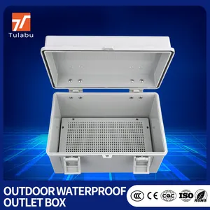 Outdoor IP66 Junction Box With Cover 300*200*170 Size For Photovoltaic Enclosures For Electronics Instruments