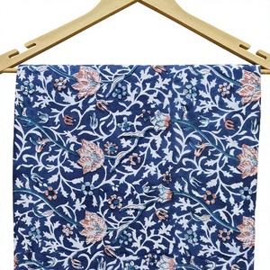 Tela de Algodón Puro Orgánico Estampada a Mano en Longitud Continua para Decoración del Hogar, Tapicería y Forro, Textil de Primera Calidad - Product Image 1