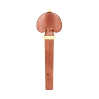 Accessoires pour violon en bois de rose avec incrustation de buis, ensemble de 4 pièces VL-20 (cordier, chevilles, cheville de bascule, mentonnière) 4/4-3/4, boîte en carton