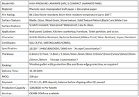 Armoires HPL personnalisées et comptoirs de cuisine ou plans de travail ignifuges, imperméables, en stratifié haute pression HPL, garantie cinq ans