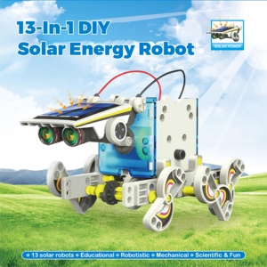 समोइसिन थोक सौर ऊर्जा संचालित प्रयोग किट बच्चों के लिए विज्ञान रोबोटिक कार खिलौने सेट डिय रोबोट शिक्षा किट - Product Image 2