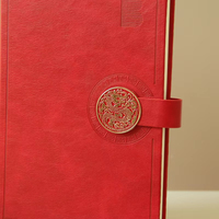 Nouveau type de carnet réutilisable en cuir PU à impression double face personnalisée par sublimation