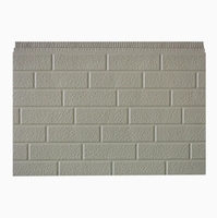 Panneau sandwich moderne en mousse de polyuréthane 3D, imperméable, ignifuge et résistant à l'humidité, pour isolation de chambre froide, usage hôtelier et domestique