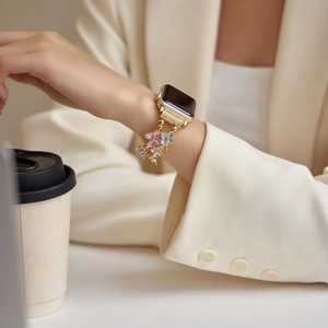 Venta caliente mujeres reloj inteligente <span class=keywords><strong>correa</strong></span> elástica pulseras con cuentas para <span class=keywords><strong>Apple</strong></span> <span class=keywords><strong>Watch</strong></span> Band 8/7/6/5/4/3/2 - Product Image 6