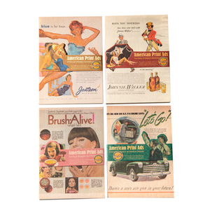 50 feuilles par paquet de papier pour scrapbooking, collection vintage américaine, affiche rétro, matériaux de collage pour scrapbooking de style américain - Product Image 5