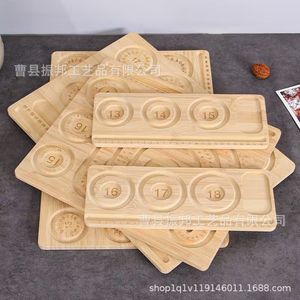 Wooden Jewelry Beading Tray Multi Compartment Solid <b>Wood</b> Design Tray With Dial For Bracelet Making DIY Crafting - Product Image 3