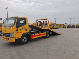 Nouveau prix usine de haute qualité FAW 4*2 5 tonnes 150HP camion de dépanneuse à plat pour le sauvetage routier et la gestion du trafic - Product Image 4