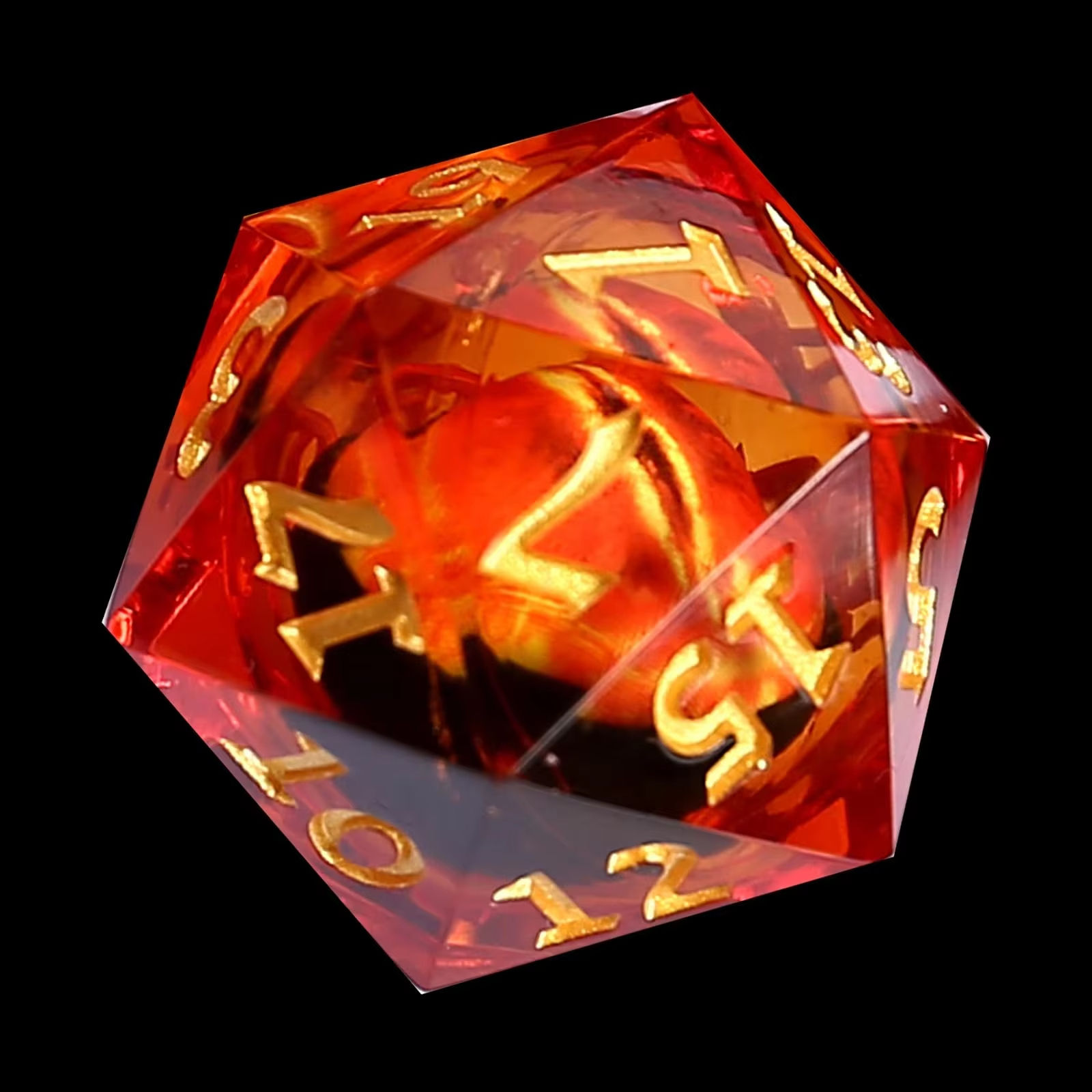 Resin Eye Dice-orange