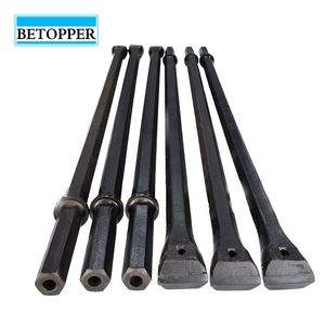 Haste de Perfuração <span class=keywords><strong>Integral</strong></span> Hex22*108mm com Cabeça de Cinzel, Fabricada em Aço, para Perfuração de Rocha em Máquinas de Mineração - Product Image 5