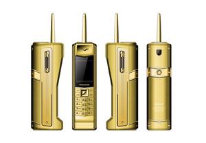 <span class=keywords><strong>Retro</strong></span> di Lusso Del Telefono Mobile Classico Con Antenna Banca di Potere 5400mah Lungo Standby Voice Changer Quadrante Lista Nera Cellulare - Product Image 3