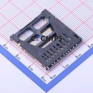 SD01A-01220 SD Card / Memory Card Connector SMD Connector - Product Image 2