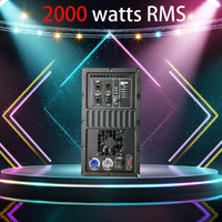 Amplificateur de subwoofer professionnel Mellisong, double 18 pouces, 4 ohms, 2000W, DSP, boîtier métallique, haut-parleur de basses à gros aimant