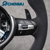 Volant en faux daim de haute qualité avec fibre de carbone MP pour BMW F01 F15 F16 F20 F32 F44 F45 F30 F10 F22 F25 F31 - Sortie d'usine