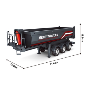 Nuovissimo Huina 1509 1/18 <span class=keywords><strong>Camion</strong></span> Ribaltabile <span class=keywords><strong>Telecomandato</strong></span> in Lega, Modello di Auto RC per Costruzioni e Ingegneria - Product Image 5