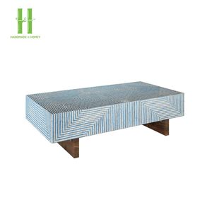 โต๊ะกาแฟประดับมุกดีไซน์ใหม่ตกแต่งบ้านเฟอร์นิเจอร์จากเวียดนาม - Product Image 4