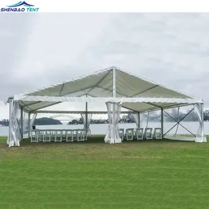 Schönes Design großes Luxus wasserdichtes Event Hochzeits feier Zelte Festzelt mit Futter für den Außenbereich