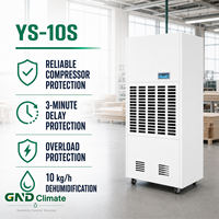 Nouveau déshumidificateur mobile électrique commercial avec contrôle automatique du réservoir d'eau et drainage par tuyau pour matériaux stockés en usine de meublerie