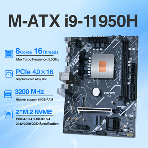 Bộ Máy tính để bàn chơi game thế hệ mới tự làm Bo mạch chủ LGA 1151 với I9 11950H 2.6GHz 8c16t <span class=keywords><strong>CPU</strong></span> hiệu suất cao <span class=keywords><strong>CPU</strong></span> - Product Image 2