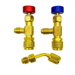 Soupape de sécurité pour la charge de réfrigérant R22 R410, type de contrôle de pression réglable fileté - Product Image 1