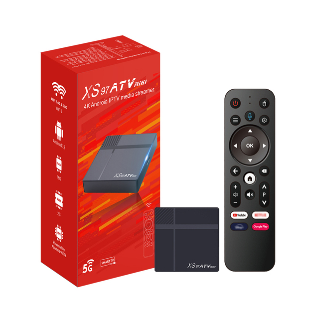 Best Price 2025 XS97 ATV Mini TV Box Android 12 8K 2GB RAM 16GB ROM Quad Core Processor Factory Direct Set Top Box