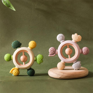 Thiết kế mới unisex bé Vòng Teether mềm Silicone nhai đồ chơi cho mọc răng trẻ em - Product Image 6