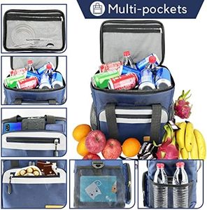 Échantillon gratuit vente en gros sac isotherme portable étanche personnalisé sac isotherme de livraison de pizza ou de nourriture à emporter - Product Image 3