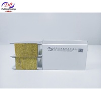Panneau sandwich en laine de roche ignifuge et isolant thermiquement, haute densité, pour la construction de salles blanches