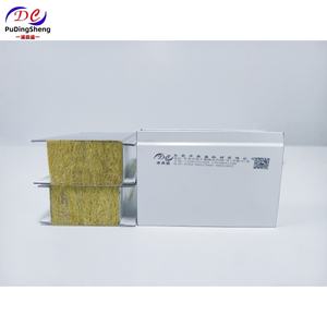 Panel Sándwich <span class=keywords><strong>de</strong></span> Lana <span class=keywords><strong>de</strong></span> Roca Aislante Térmico Ignífugo <span class=keywords><strong>de</strong></span> <span class=keywords><strong>Alta</strong></span> <span class=keywords><strong>Densidad</strong></span> para la Construcción <span class=keywords><strong>de</strong></span> Cuartos Limpios - Product Image 5