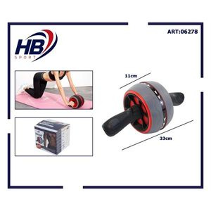 Red 16cm Rebound Ab Wheel Durable for Ab <b>Roller</b> Wheels for Core <b>Exercise</b> - Product Image 3