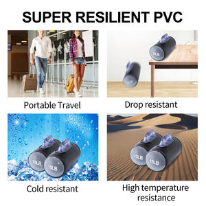 30lb Adjustable <b>Water</b> <b>Dumbbell</b> Pair Portable for Strength Training - Product Image 5