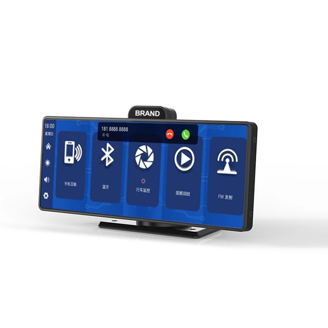 Factory Wholesale Easy Install 10.26 Inch Wireless Touch Portable Carplay Display for Old Cars (No Screen) 1 Year Warranty