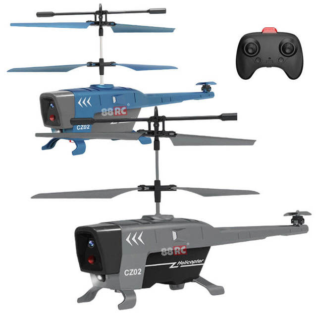 CZ02 Obstacle Avoidance RC Helicopter 3.5CH Altitude Anti-Collision RC Plane Kids Outdoor Flying Toy Factory Wholesale